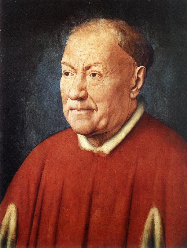 EYCK, Jan van Portrait of Cardinal Niccolo Albergati dfg